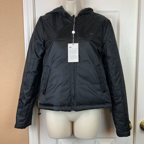 RVCA Jackets & Blazers - RVCA  Reversible Hood Jacket Sz. Small